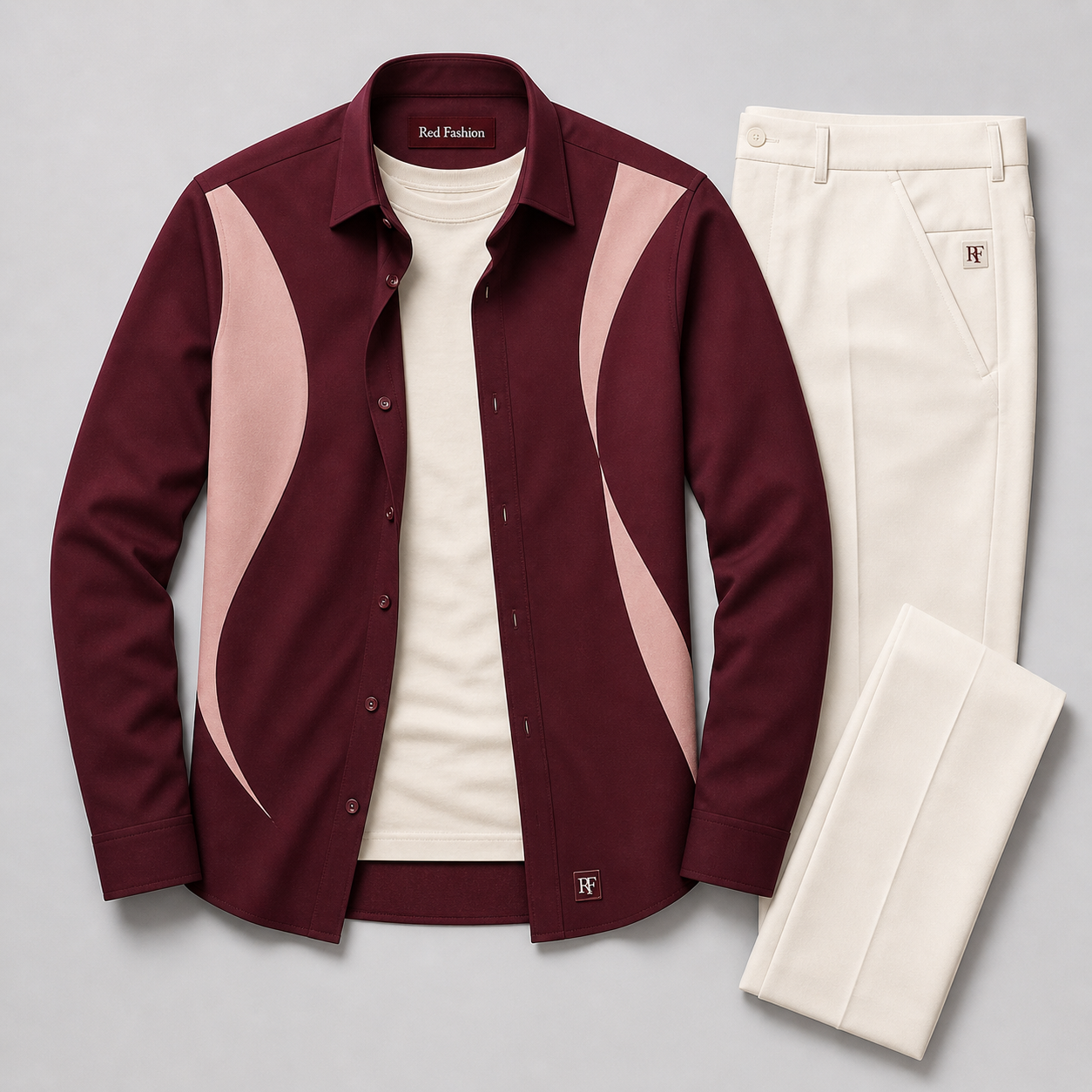 Red Fashion luxury men native wear