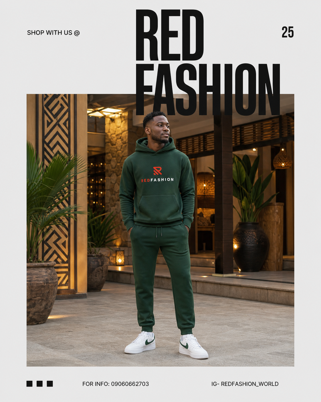 Red Fashion Gen Z limited hoodie