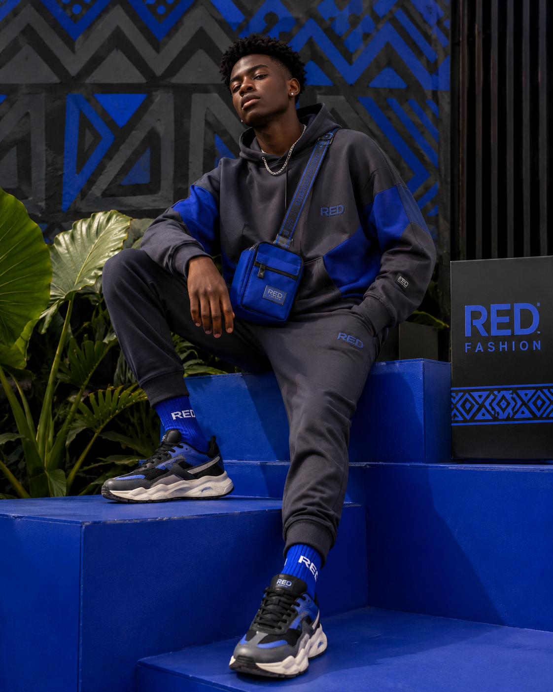 Red Fashion new Gen Z outfit
