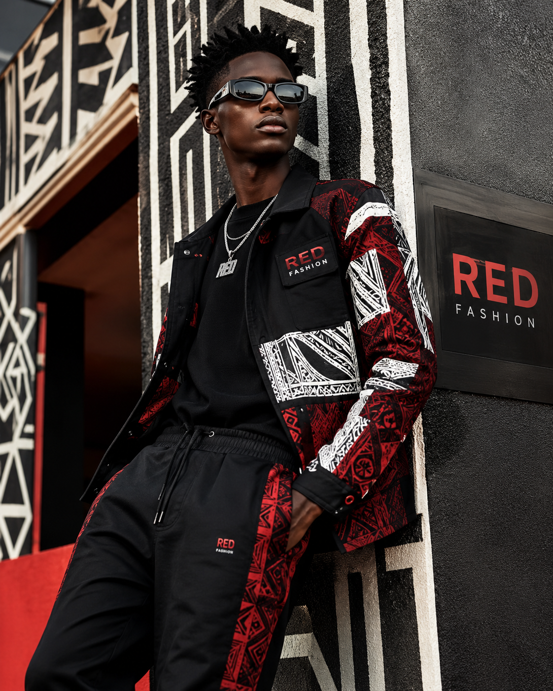 Red Fashion latest Gen Z outfit